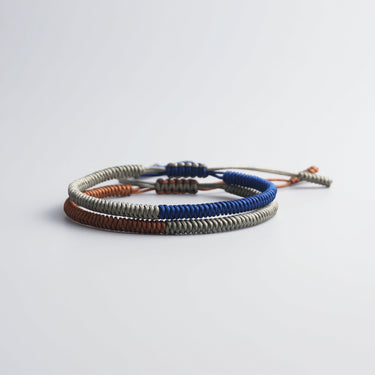 Need ENERGY ? SET-2 /pc Tibetan Handmade Lucky Knot Bracelets